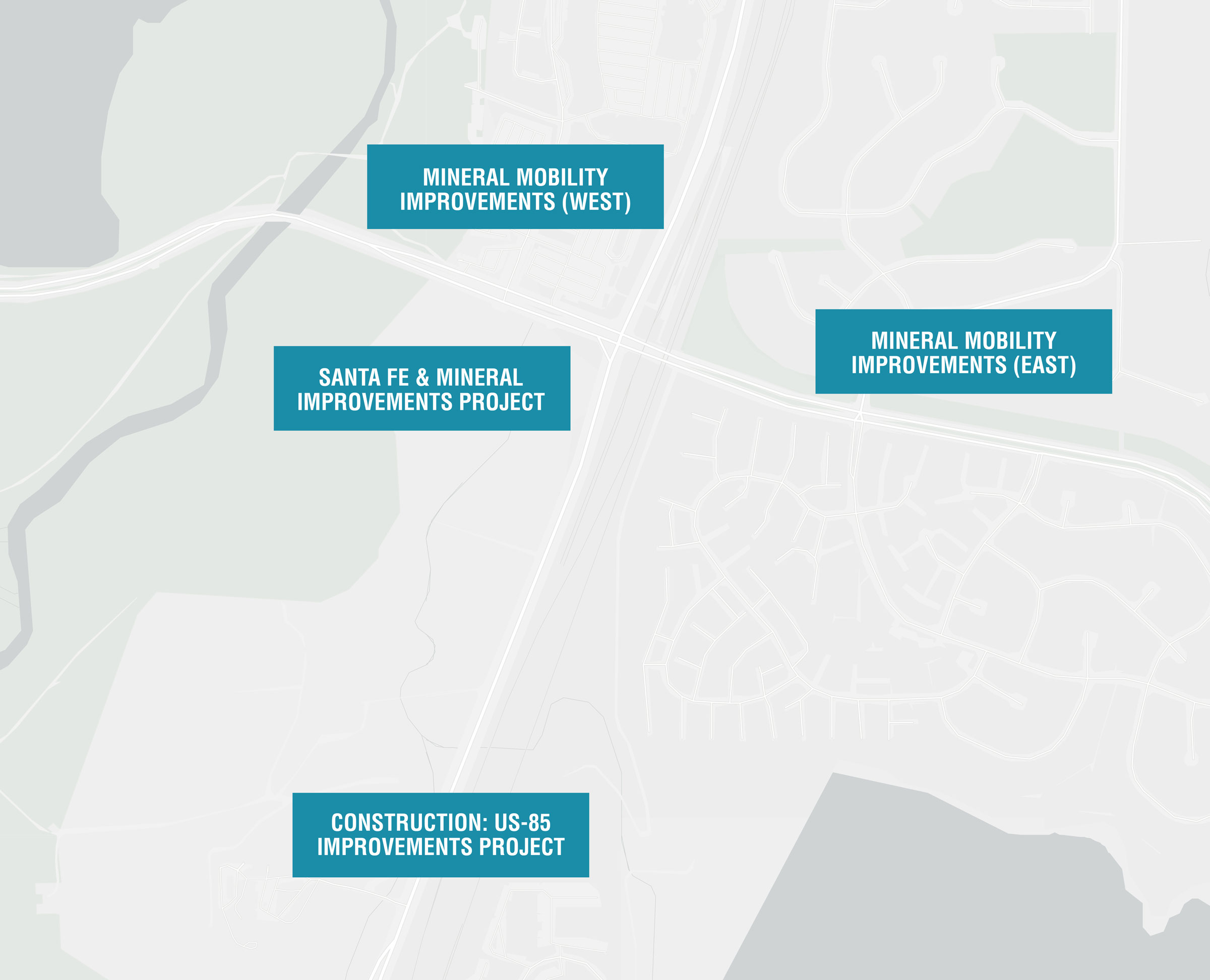 current and future project map